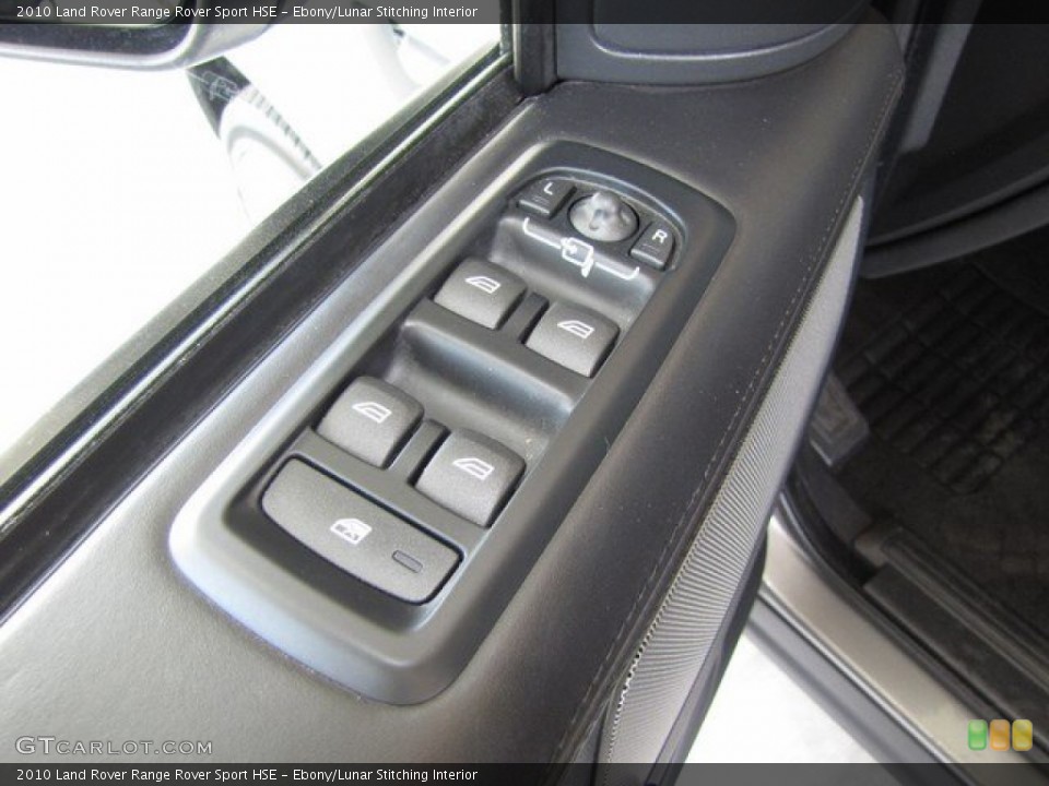 Ebony/Lunar Stitching Interior Controls for the 2010 Land Rover Range Rover Sport HSE #93122880