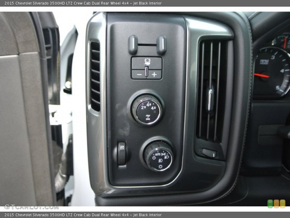 Jet Black Interior Controls for the 2015 Chevrolet Silverado 3500HD LTZ Crew Cab Dual Rear Wheel 4x4 #93130677