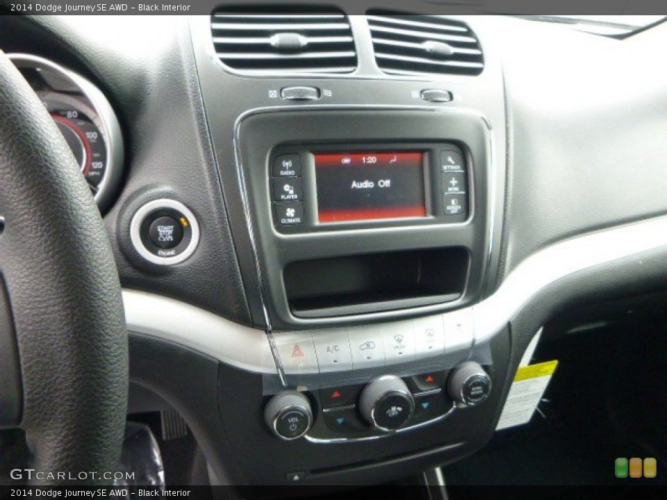 Black Interior Controls for the 2014 Dodge Journey SE AWD #93133482