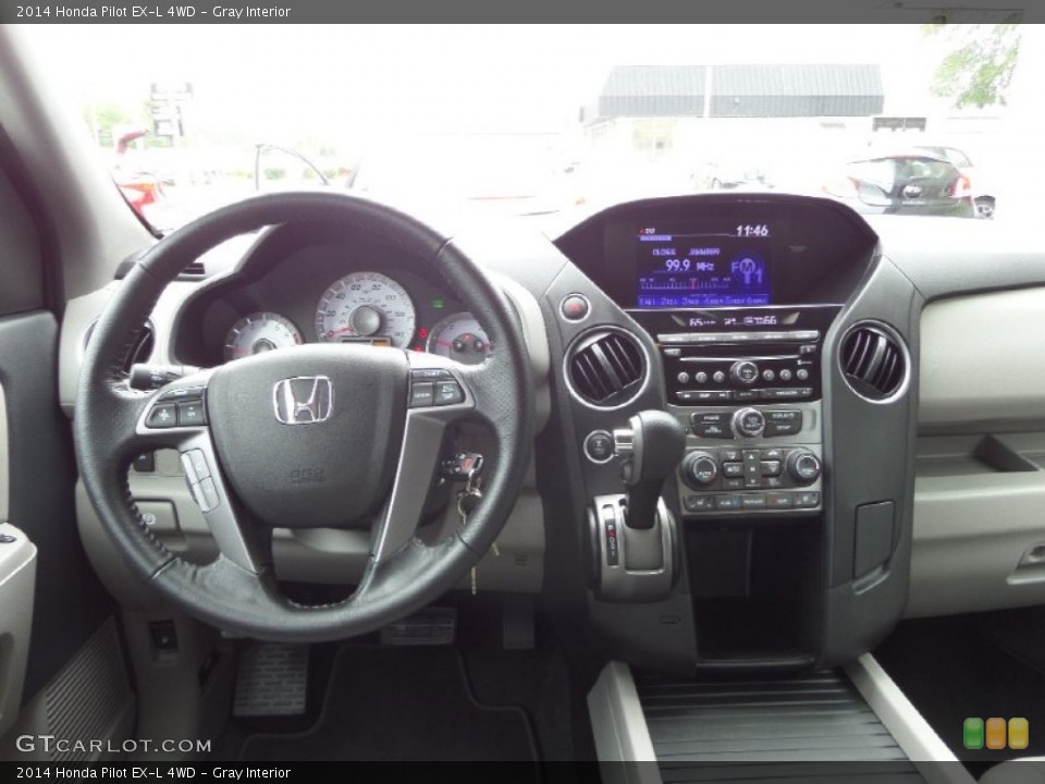 Gray Interior Dashboard for the 2014 Honda Pilot EX-L 4WD #93134865