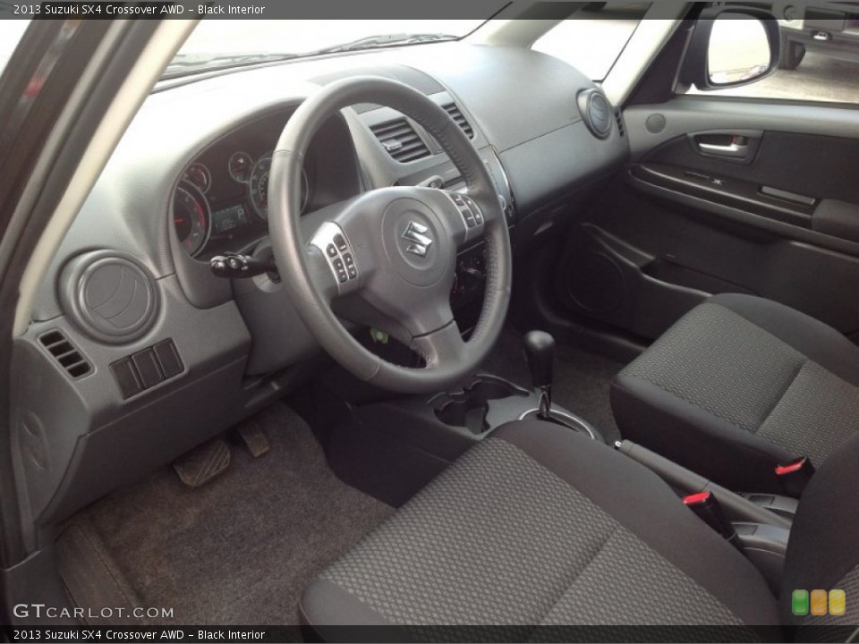 Black Interior Photo for the 2013 Suzuki SX4 Crossover AWD #93137385
