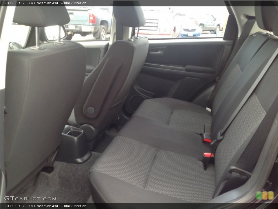 Black Interior Rear Seat for the 2013 Suzuki SX4 Crossover AWD #93137403