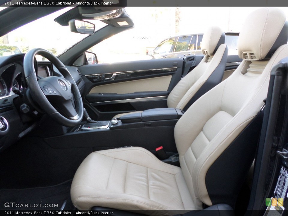 Almond/Black Interior Photo for the 2011 Mercedes-Benz E 350 Cabriolet #93145861