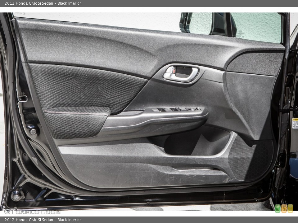 Black Interior Door Panel for the 2012 Honda Civic Si Sedan #93146314