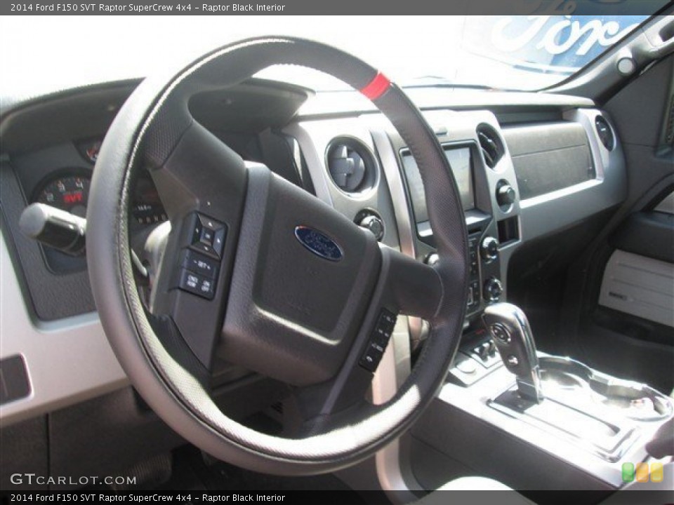 Raptor Black Interior Steering Wheel for the 2014 Ford F150 SVT Raptor SuperCrew 4x4 #93148003