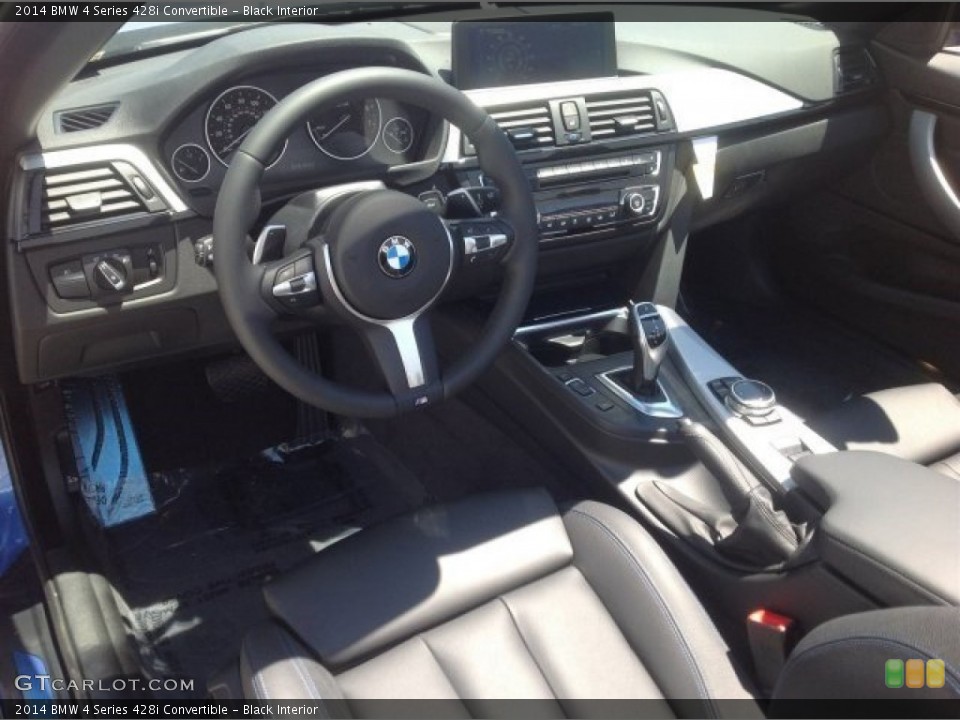 Black Interior Prime Interior for the 2014 BMW 4 Series 428i Convertible #93151279