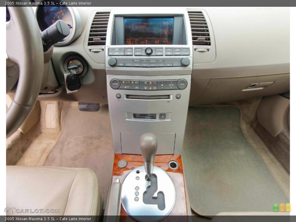 Cafe Latte Interior Controls for the 2005 Nissan Maxima 3.5 SL #93151912