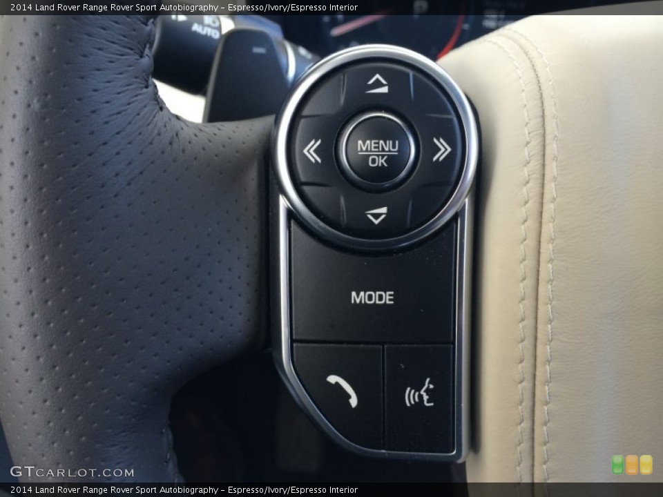 Espresso/Ivory/Espresso Interior Controls for the 2014 Land Rover Range Rover Sport Autobiography #93154615