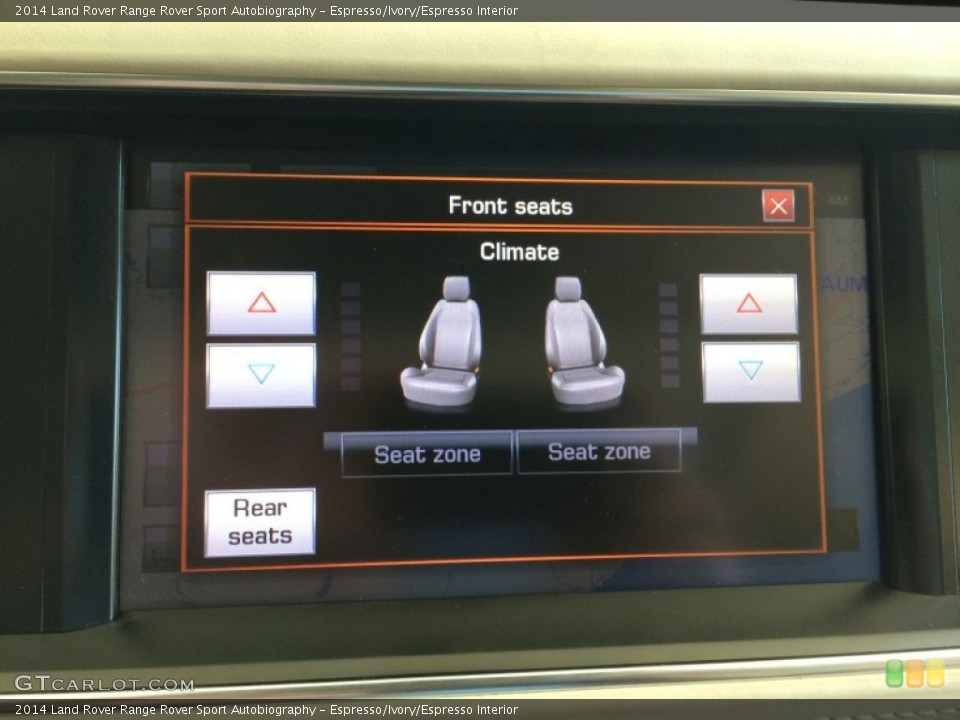 Espresso/Ivory/Espresso Interior Controls for the 2014 Land Rover Range Rover Sport Autobiography #93154696
