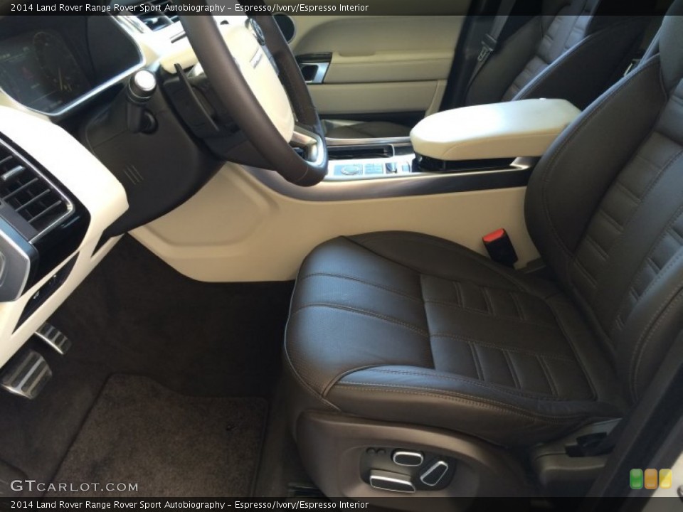 Espresso/Ivory/Espresso Interior Front Seat for the 2014 Land Rover Range Rover Sport Autobiography #93154738