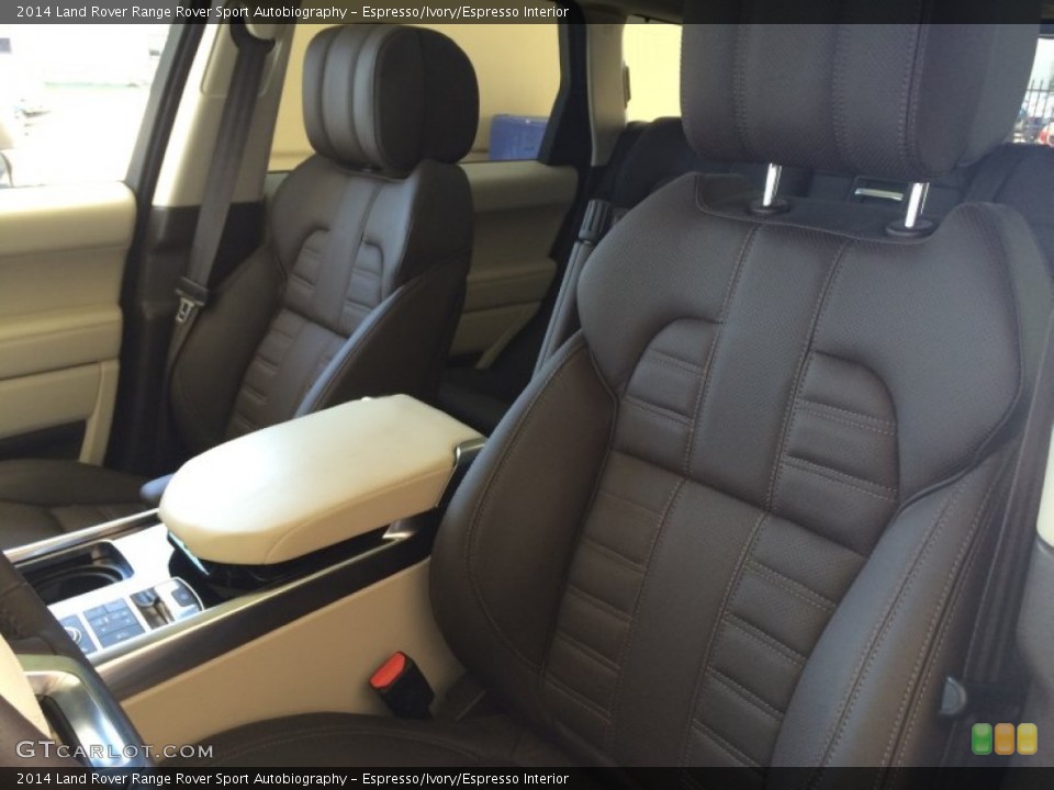 Espresso/Ivory/Espresso Interior Front Seat for the 2014 Land Rover Range Rover Sport Autobiography #93154750