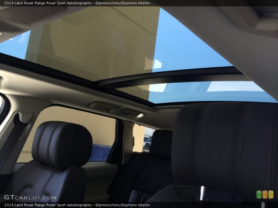 Espresso/Ivory/Espresso Interior Sunroof for the 2014 Land Rover Range Rover Sport Autobiography #93154771