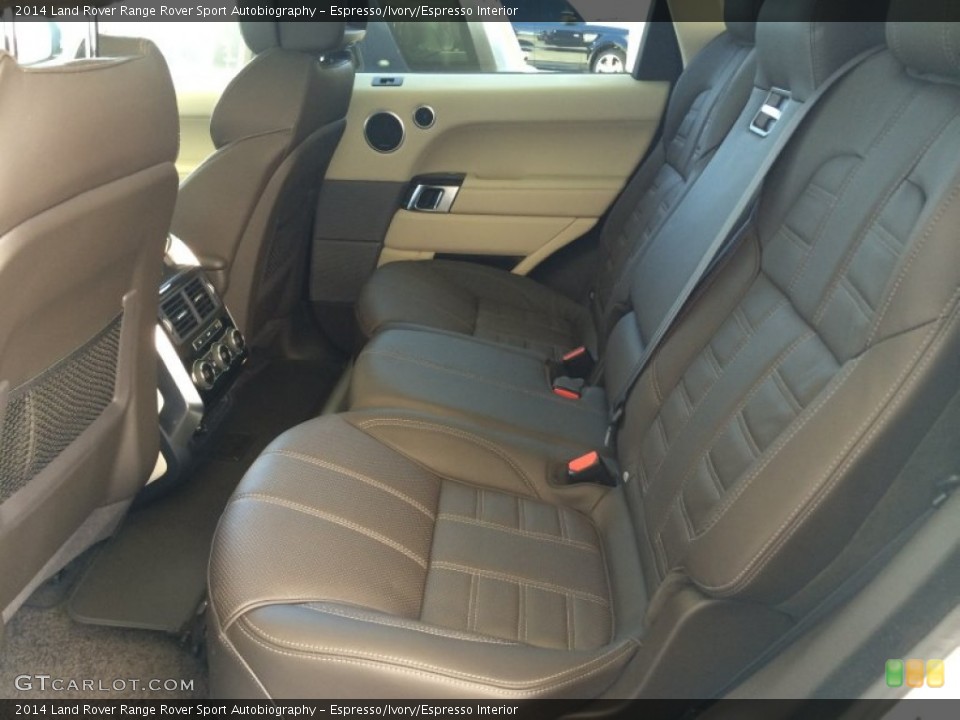 Espresso/Ivory/Espresso Interior Rear Seat for the 2014 Land Rover Range Rover Sport Autobiography #93154783