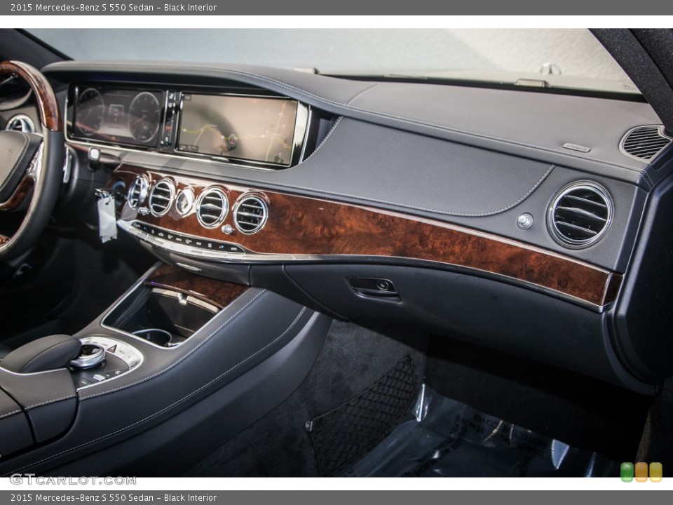 Black Interior Dashboard for the 2015 Mercedes-Benz S 550 Sedan #93155356