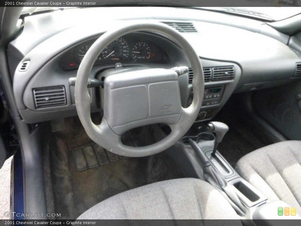 Graphite Interior Photo for the 2001 Chevrolet Cavalier Coupe #93166185