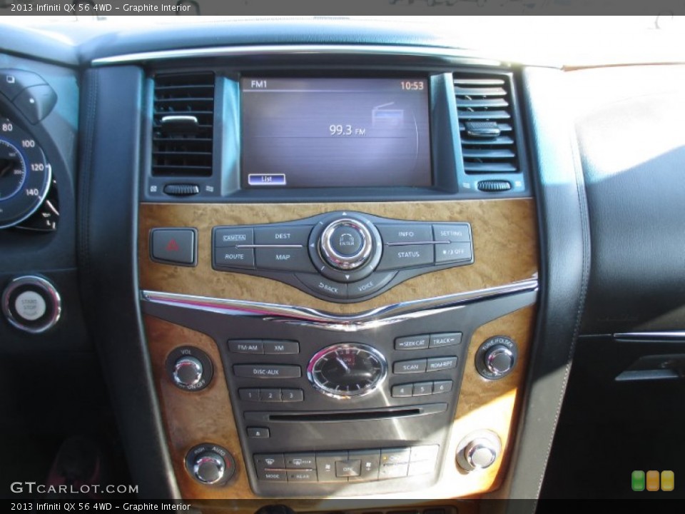 Graphite Interior Controls for the 2013 Infiniti QX 56 4WD #93173236