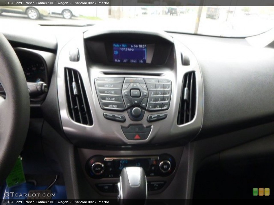 Charcoal Black Interior Controls for the 2014 Ford Transit Connect XLT Wagon #93180735