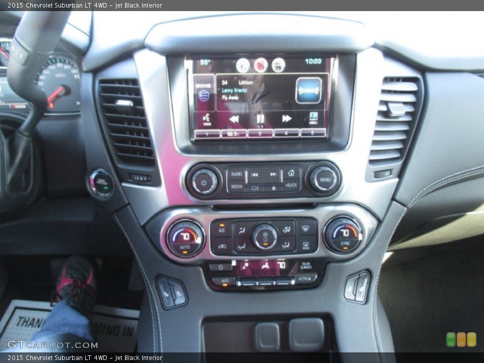 Jet Black Interior Controls for the 2015 Chevrolet Suburban LT 4WD #93183073