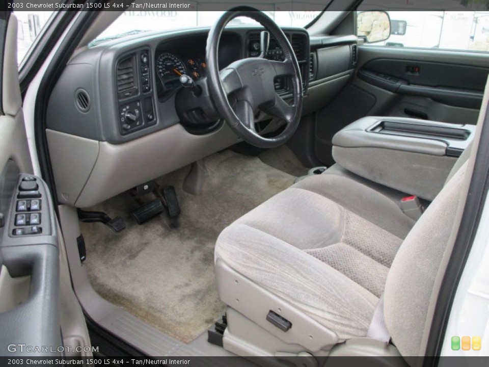 Tan/Neutral Interior Photo for the 2003 Chevrolet Suburban 1500 LS 4x4 #93183589