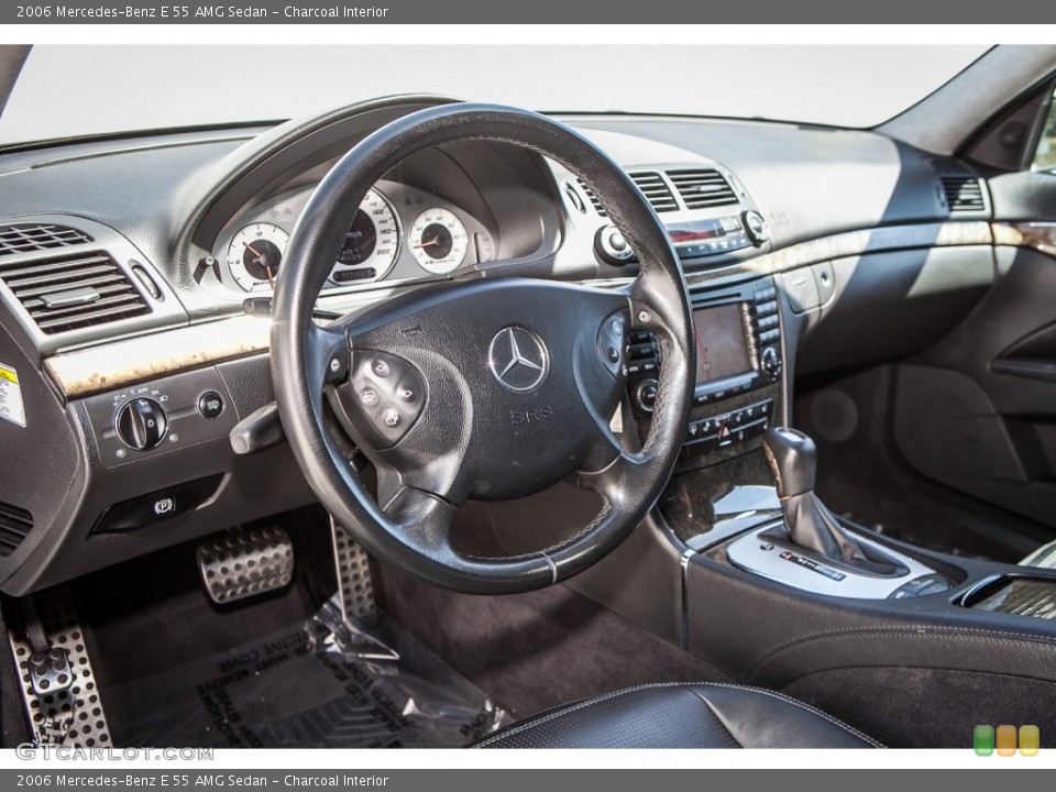 Charcoal Interior Photo for the 2006 Mercedes-Benz E 55 AMG Sedan #93184744