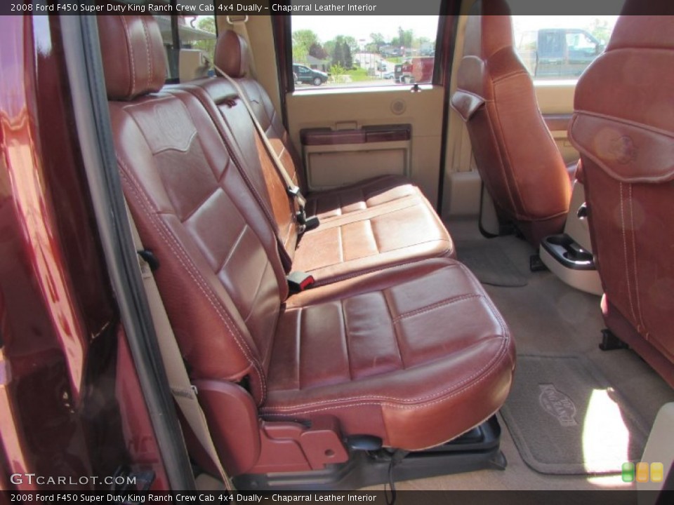 Chaparral Leather Interior Rear Seat for the 2008 Ford F450 Super Duty King Ranch Crew Cab 4x4 Dually #93186133