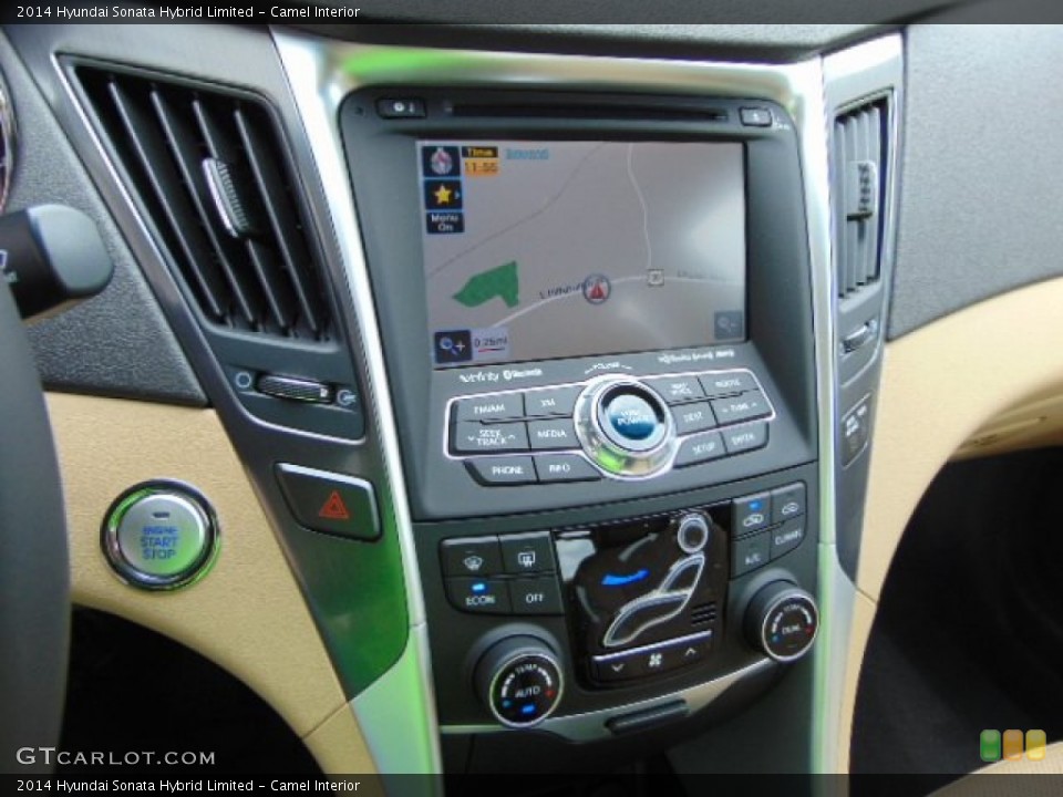 Camel Interior Controls for the 2014 Hyundai Sonata Hybrid Limited #93187804