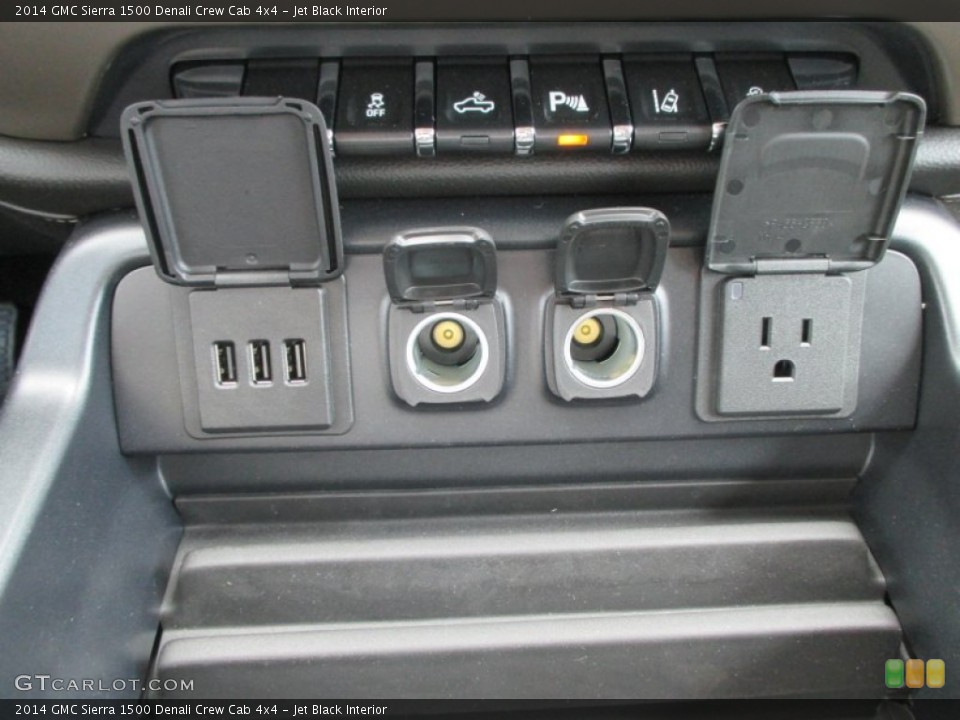 Jet Black Interior Controls for the 2014 GMC Sierra 1500 Denali Crew Cab 4x4 #93194200