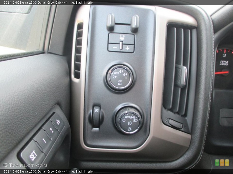 Jet Black Interior Controls for the 2014 GMC Sierra 1500 Denali Crew Cab 4x4 #93194305