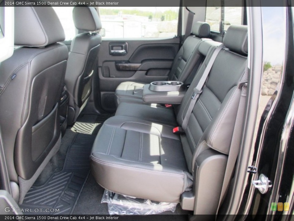 Jet Black Interior Rear Seat for the 2014 GMC Sierra 1500 Denali Crew Cab 4x4 #93194392
