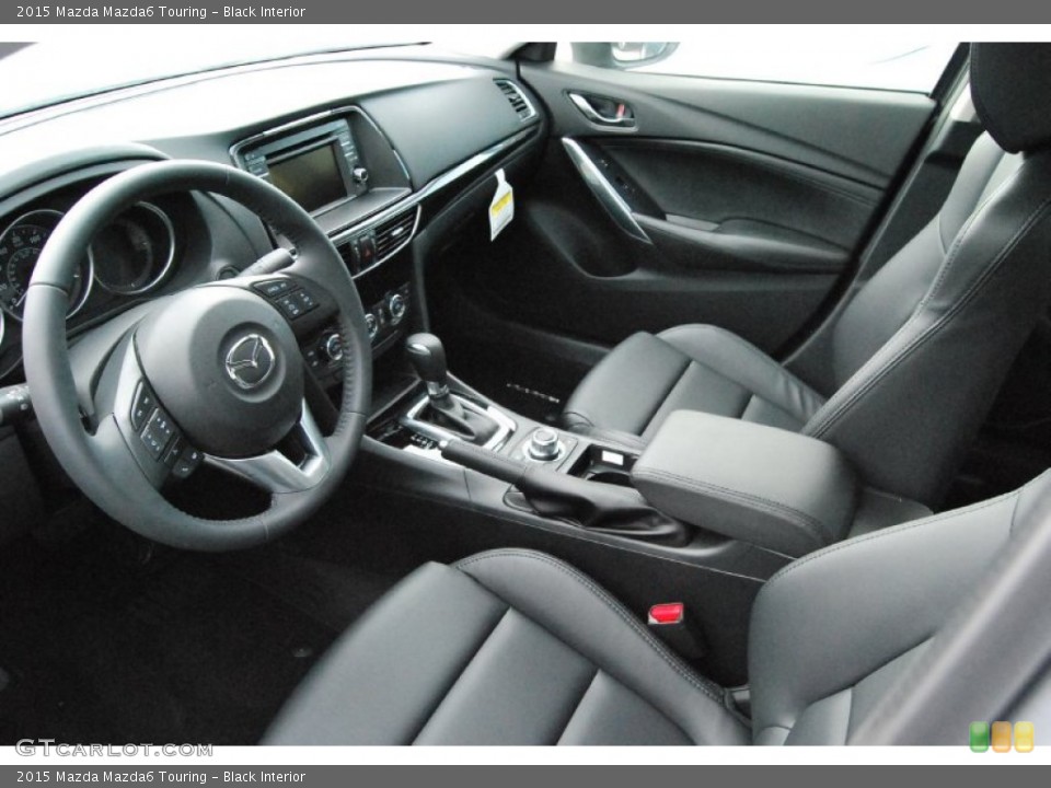 Black Interior Front Seat for the 2015 Mazda Mazda6 Touring #93198208