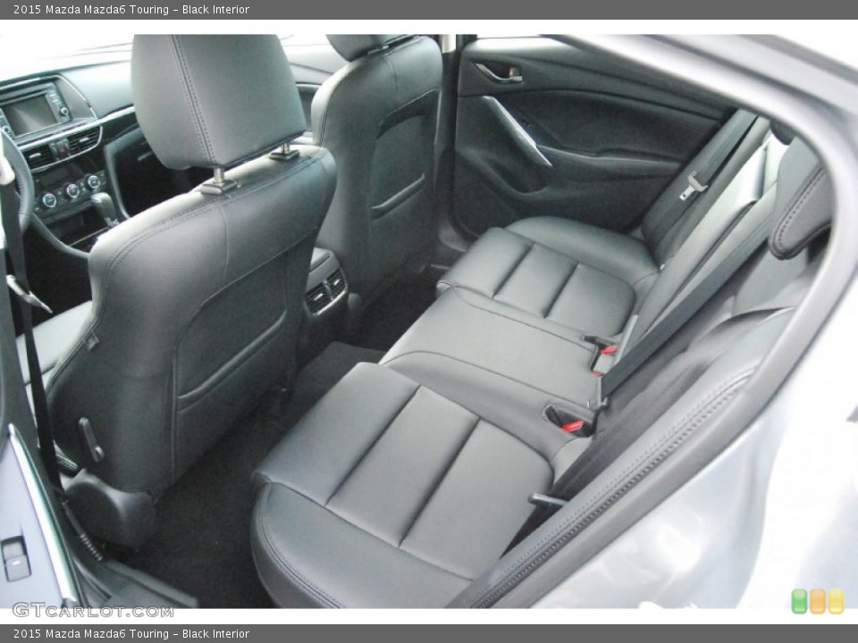 Black Interior Rear Seat for the 2015 Mazda Mazda6 Touring #93198238