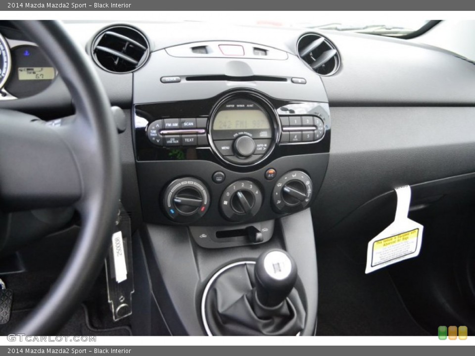 Black Interior Controls for the 2014 Mazda Mazda2 Sport #93204350