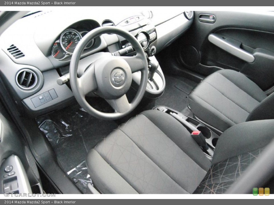 Black 2014 Mazda Mazda2 Interiors