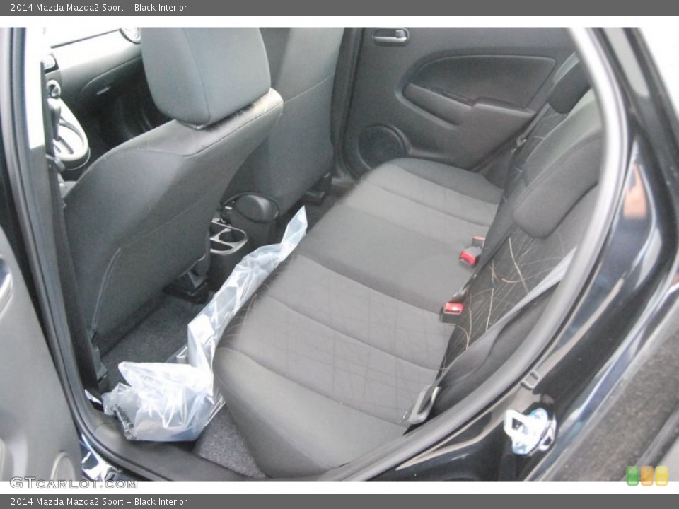 Black Interior Rear Seat for the 2014 Mazda Mazda2 Sport #93205052