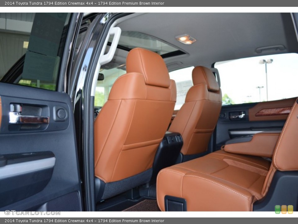 1794 Edition Premium Brown Interior Rear Seat for the 2014 Toyota Tundra 1794 Edition Crewmax 4x4 #93205187
