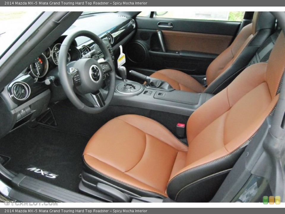 Spicy Mocha Interior Front Seat for the 2014 Mazda MX-5 Miata Grand Touring Hard Top Roadster #93205412