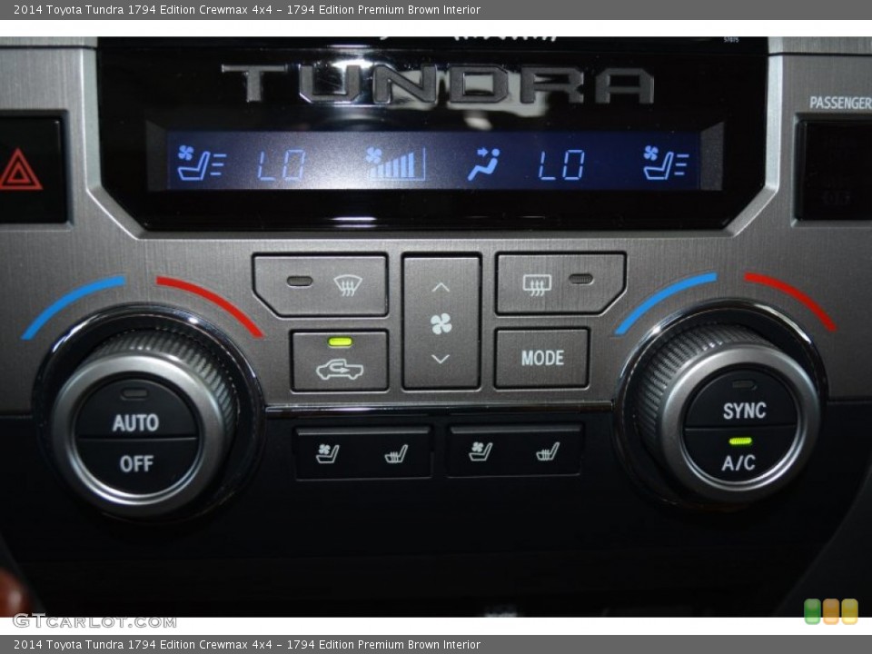 1794 Edition Premium Brown Interior Controls for the 2014 Toyota Tundra 1794 Edition Crewmax 4x4 #93205418