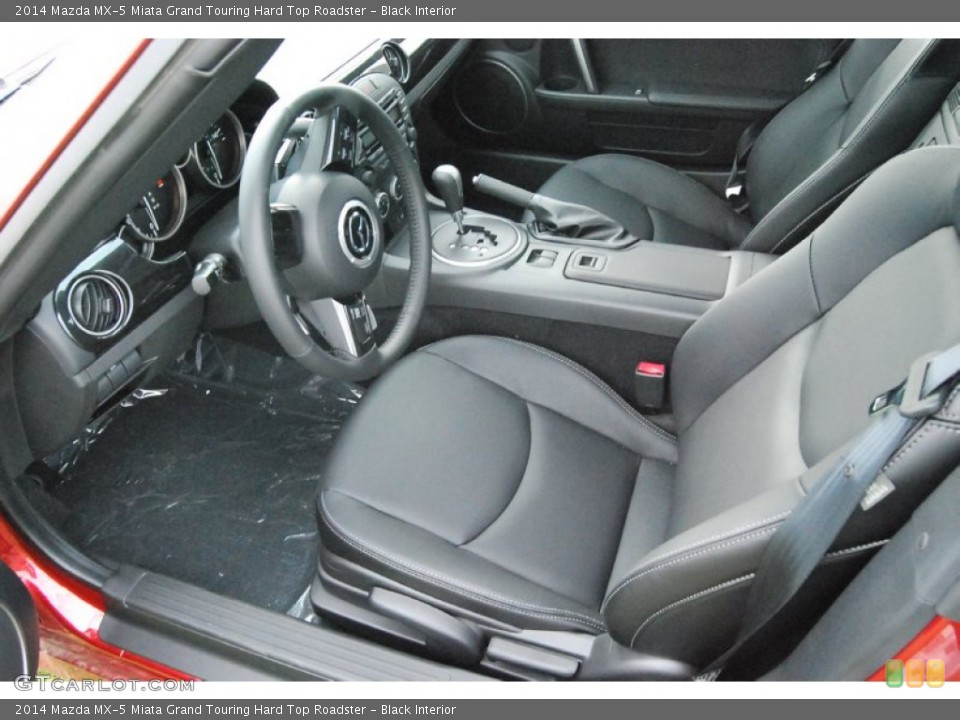 Black Interior Photo for the 2014 Mazda MX-5 Miata Grand Touring Hard Top Roadster #93205637