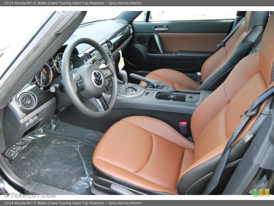 Spicy Mocha Interior Photo for the 2014 Mazda MX-5 Miata Grand Touring Hard Top Roadster #93205820