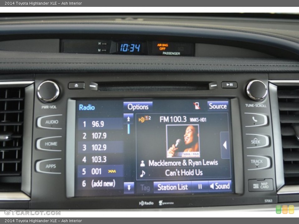 Ash Interior Controls for the 2014 Toyota Highlander XLE #93206555
