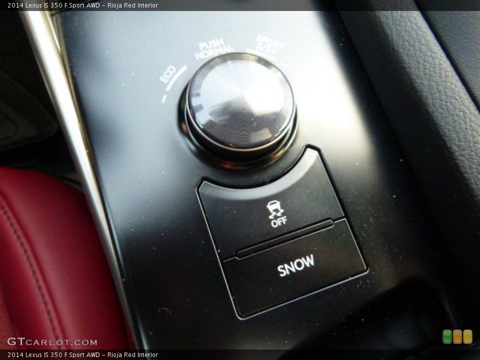 Rioja Red Interior Controls for the 2014 Lexus IS 350 F Sport AWD #93212203