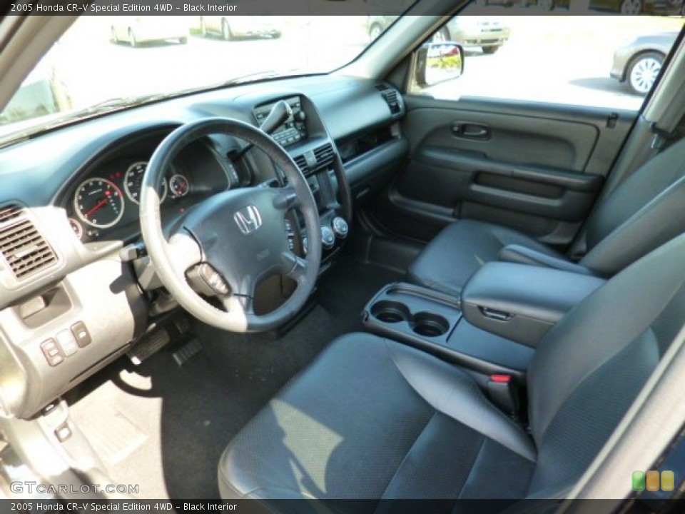 Black 2005 Honda CR-V Interiors