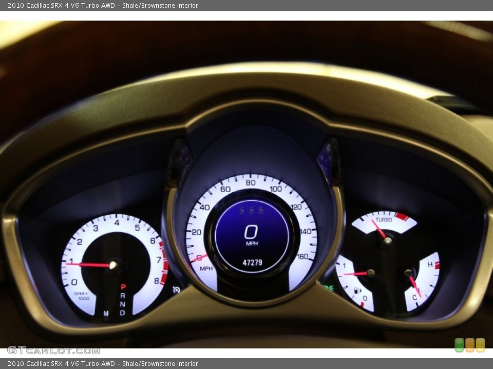 Shale/Brownstone Interior Gauges for the 2010 Cadillac SRX 4 V6 Turbo AWD #93220071