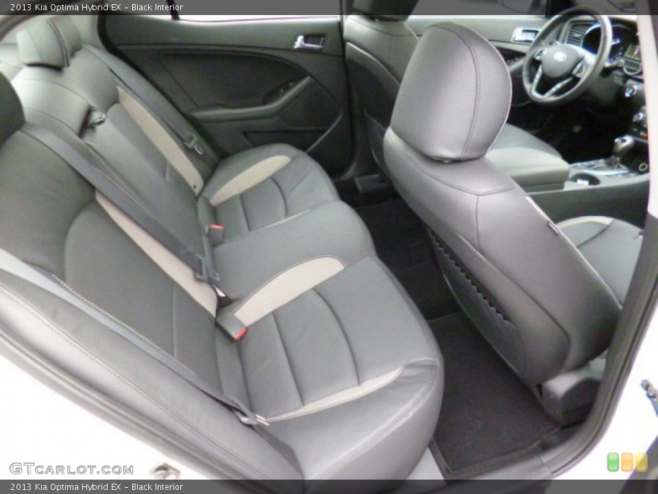 Black Interior Rear Seat for the 2013 Kia Optima Hybrid EX #93221129