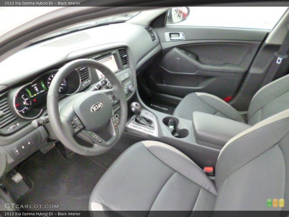 Black Interior Prime Interior for the 2013 Kia Optima Hybrid EX #93221204