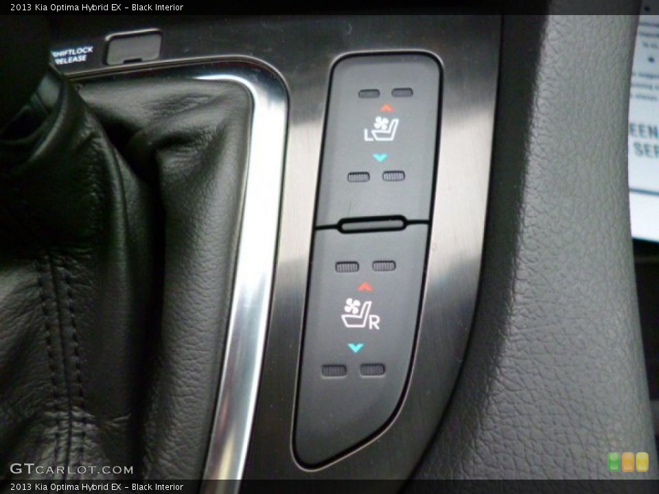 Black Interior Controls for the 2013 Kia Optima Hybrid EX #93221261