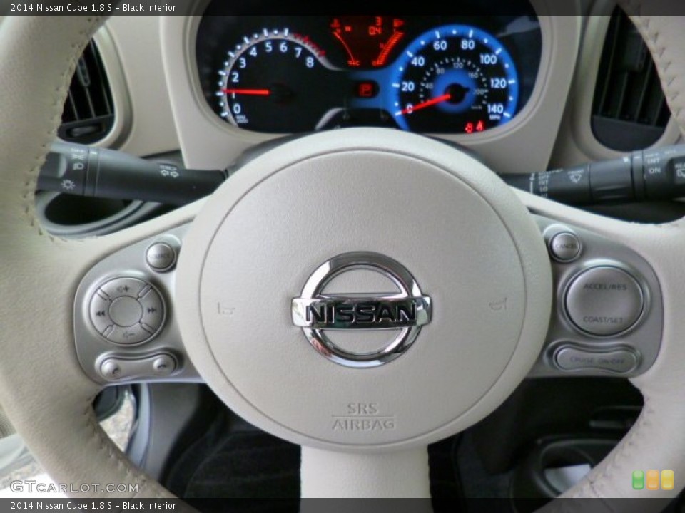 Black Interior Steering Wheel for the 2014 Nissan Cube 1.8 S #93225509