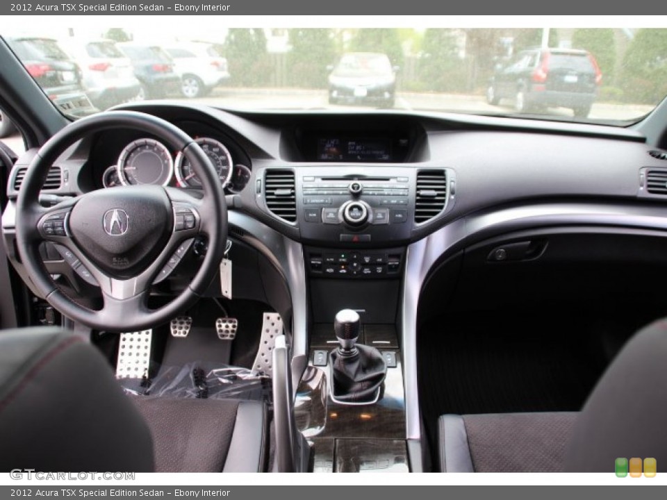 Ebony Interior Dashboard for the 2012 Acura TSX Special Edition Sedan #93229660