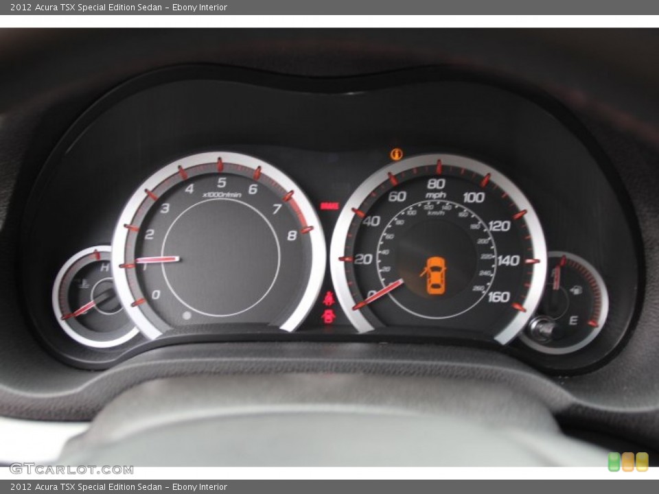 Ebony Interior Gauges for the 2012 Acura TSX Special Edition Sedan #93229771