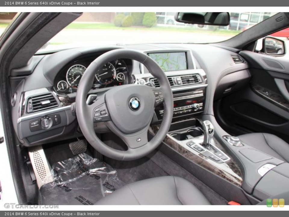 Black Interior Photo for the 2014 BMW 6 Series 640i xDrive Coupe #93232247